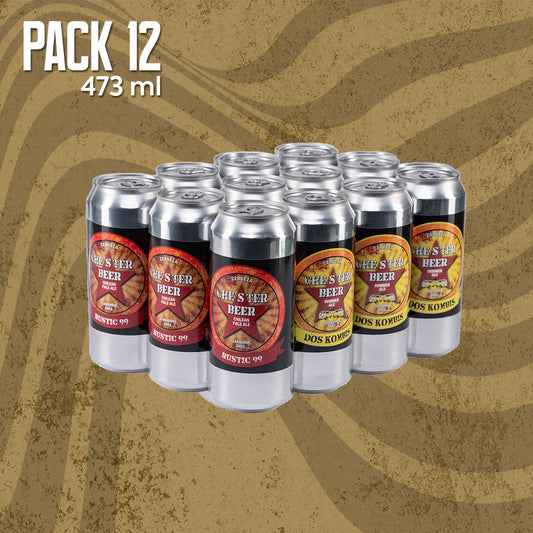 Pack 12 Rustic 99 Chilean Pale Ale - Dos Kombis Summer Blonde Ale